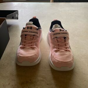 Pink Under Armour tennis shoes